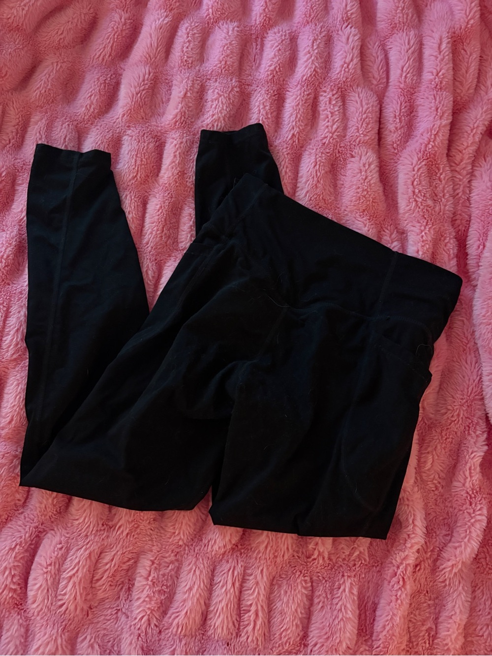 HALARA 7/8 Black SoCinched High Waisted Tummy Control Shaping Leggings - Picture 3 of 7
